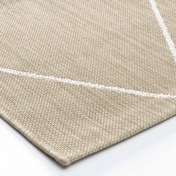 Tapis Damira 160 x 230 cm - écru tissé plat
