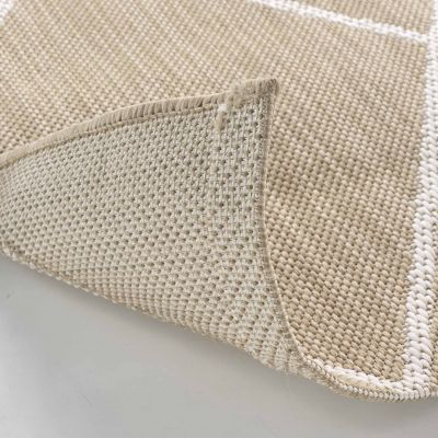 Tapis Damira 160 x 230 cm - écru tissé plat