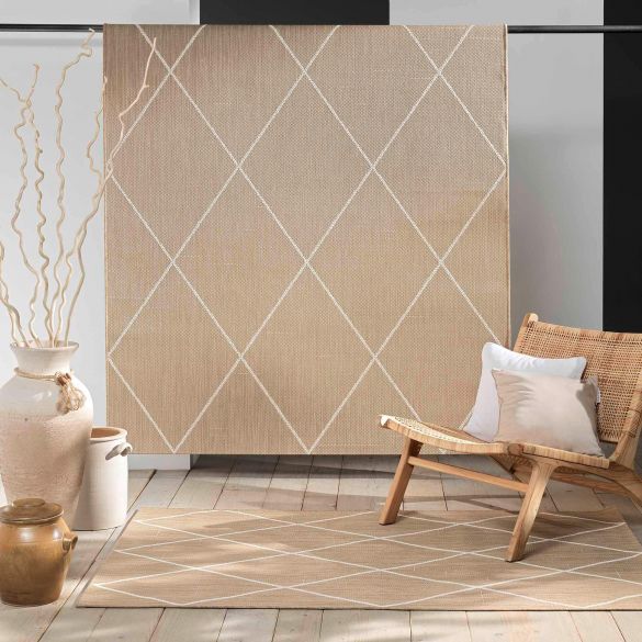 Tapis Damira 160 x 230 cm - écru tissé plat Tapis Damira 160 x 230 cm - écru tissé plat