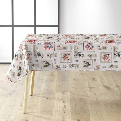 Toile cirée au mètre - Largeur 140 cm - Jolie ferme