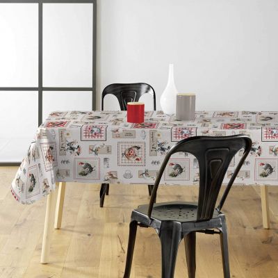 Toile cirée au mètre - Largeur 140 cm - Jolie ferme