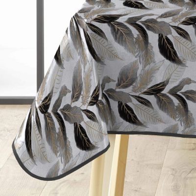 Toile cirée rectangulaire - 140 x 240 cm - Oralia métallisé