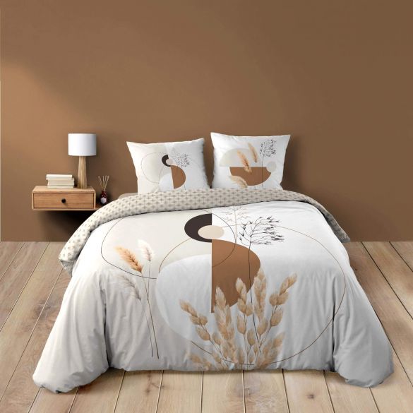Housse de couette - 220x240 cm + taies - Graphique floral Housse de couette - 220x240 cm + taies - Graphique floral