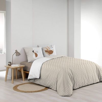 Housse de couette - 220x240 cm + taies - Graphique floral