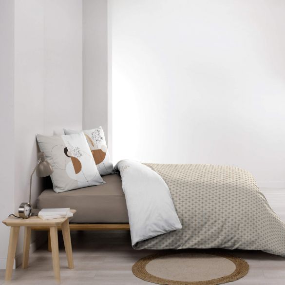 Housse de couette - 220x240 cm + taies - Graphique floral