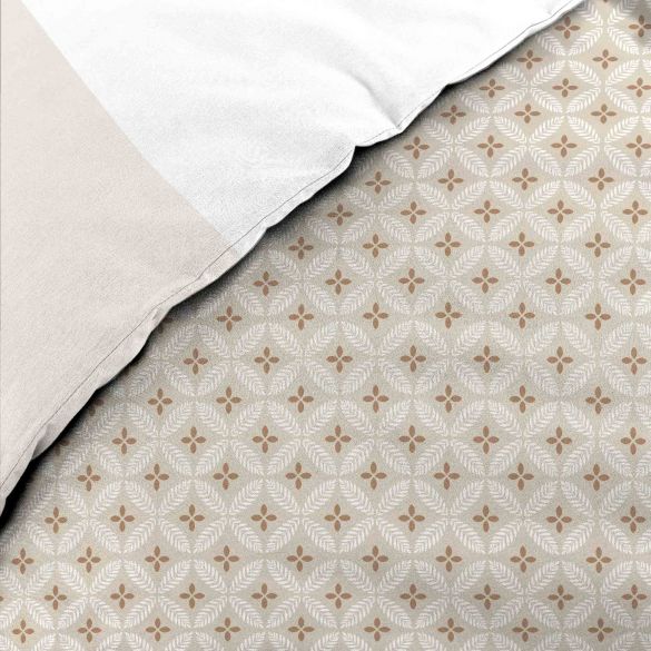Housse de couette - 220x240 cm + taies - Graphique floral