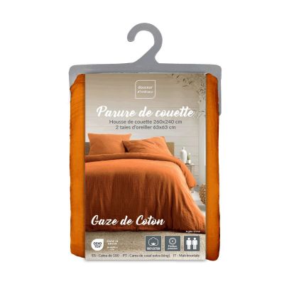 Housse de couette Gaze de Coton - 260 x 240 cm 