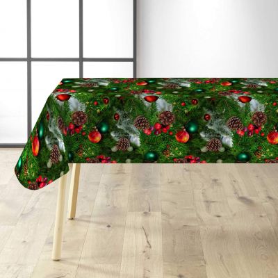 Toile cirée au mètre - Largeur 140 cm - Sapin de Noel 