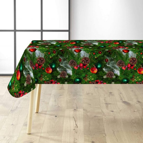 Toile cirée au mètre - Largeur 140 cm - Sapin de Noel 
