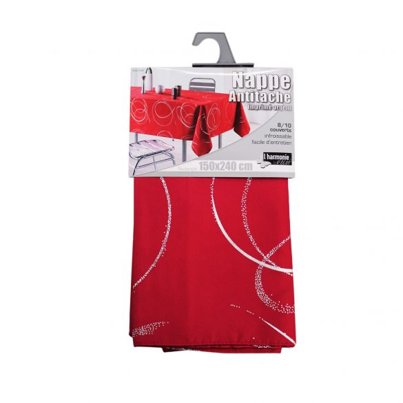 Nappe anti-tache - Rectangle - 150 x 240 cm - Bully - Différents coloris