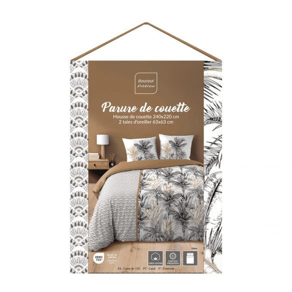 Housse de couette - 220x240 cm + taies - Dakar