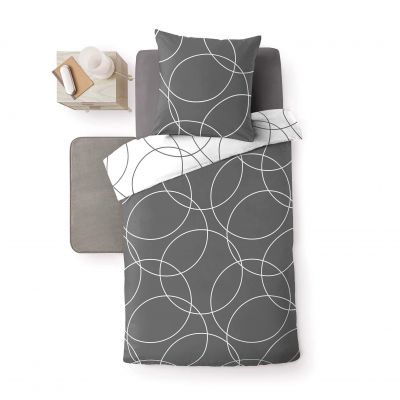 Housse de Couette - 140 x 200 cm + taie - Elton