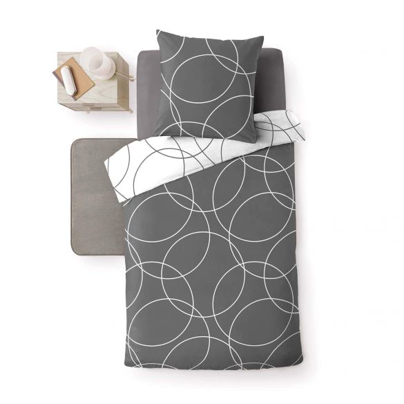 Housse de Couette - 140 x 200 cm + taie - Elton