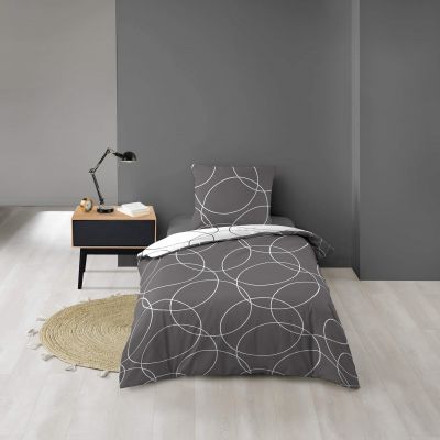 Housse de Couette - 140 x 200 cm + taie - Elton