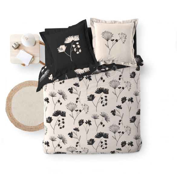 Housse de couette - 220x240 cm + taies - Percale - Iris