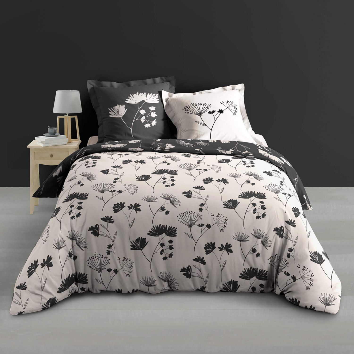 Housse de couette - 220x240 cm + taies - Percale - Iris