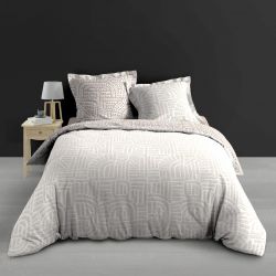 Housse de couette - 220x240 cm + taies - Percale - Eliot