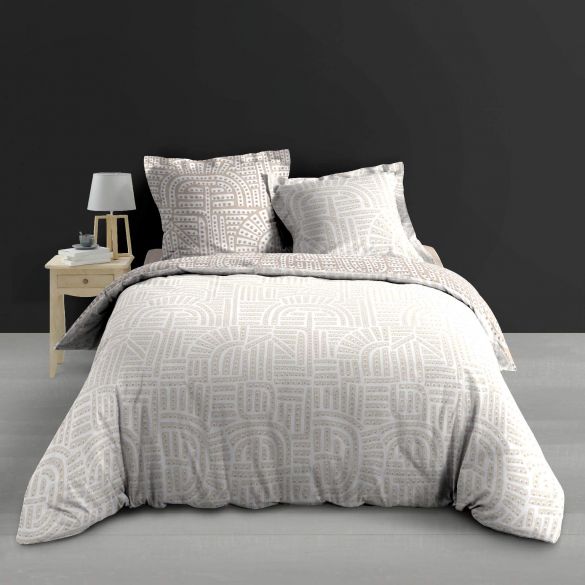 Housse de couette - 220x240 cm + taies - Percale - Eliot