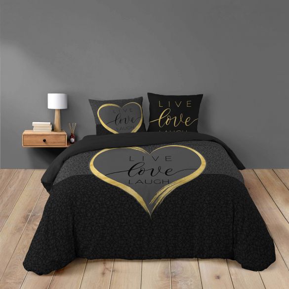 Housse de couette - 260x240 cm + taies - Crazy love