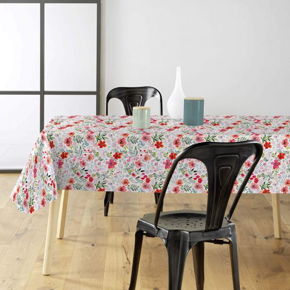 TOILE CIREE Rlx 1.40mx20m PVC IMPRIME JOLIE FLEUR