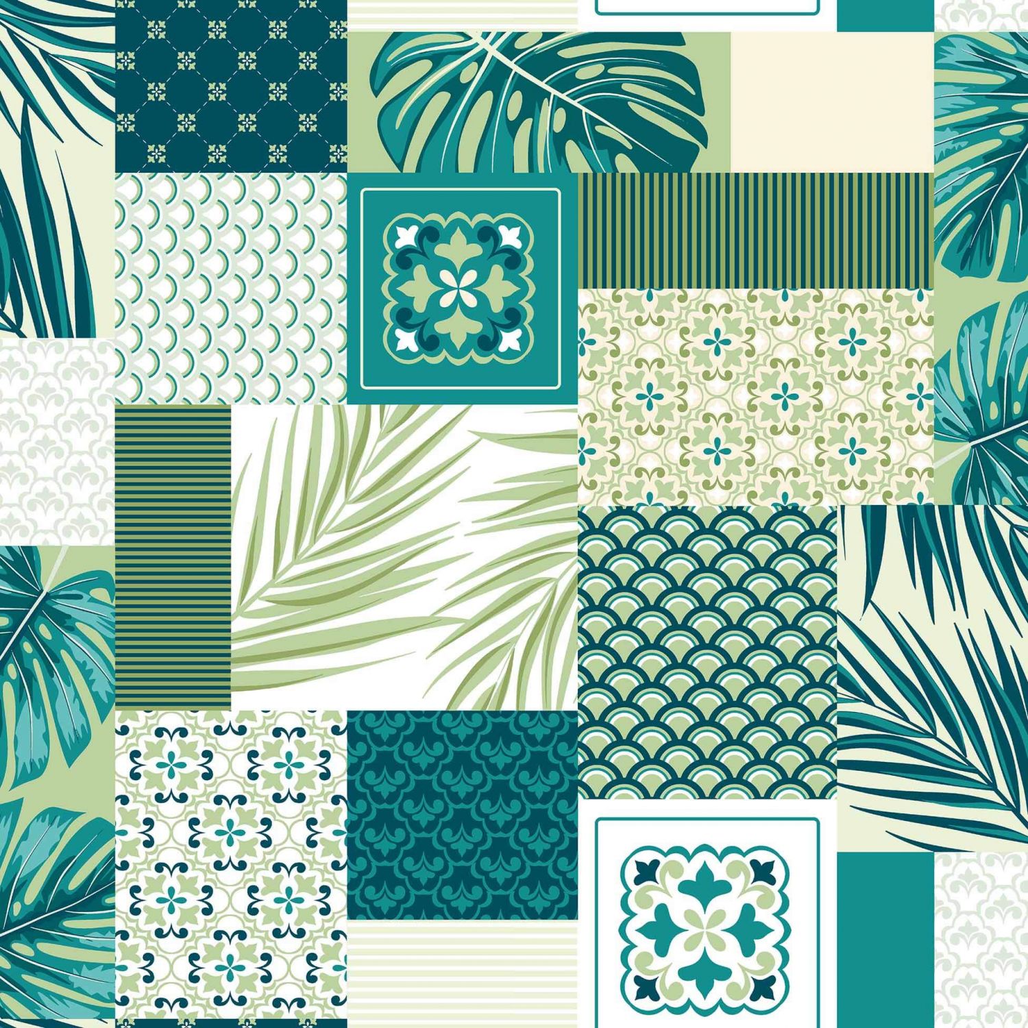 Toile cirée au mètre - Largeur 140 cm - imprimé percy