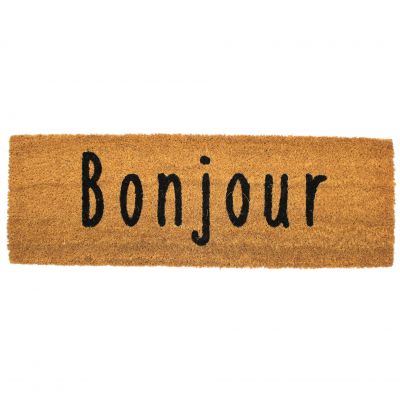 Paillasson rectangle - 25x75 cm - coco imprimé bondia