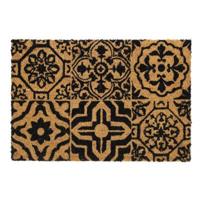 Paillasson rectangle - 40x60 cm - coco imprimé Lisbonne