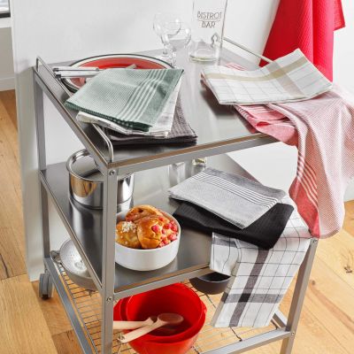 Torchon - 50x70 cm - Nid d'abeille Vibrato