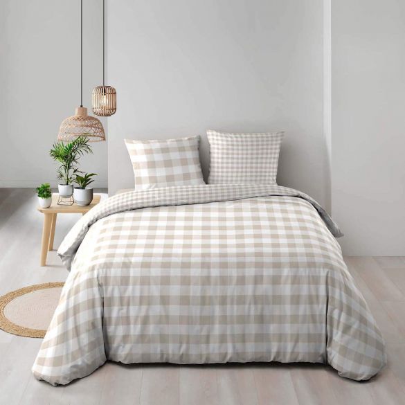 Housse de couette - 240x220 cm + taies - 57 fils - Victoire