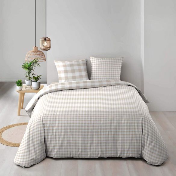 Housse de couette - 240x220 cm + taies - 57 fils - Victoire