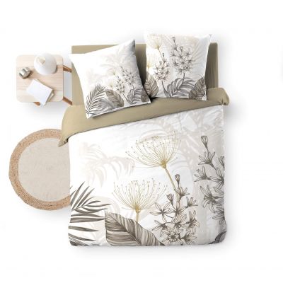 Housse de couette 240x220 cm + taies - 42 fils - imprimé Place Bastille