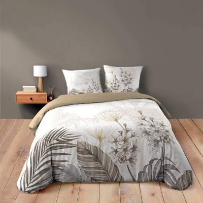 Housse de couette 240x220 cm + taies - 42 fils - imprimé Place Bastille