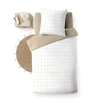 Housse de couette - 140x200 cm - 57 fils - Allover Cadria