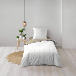 Housse de couette - 140x200 cm - 57 fils - Allover Cadria