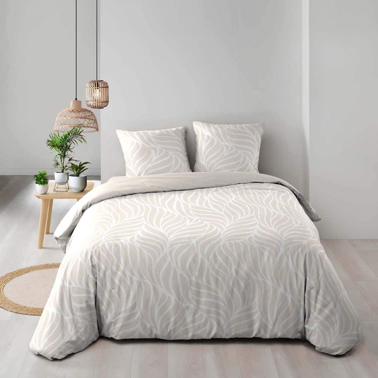 Housse de couette - 240x220 cm - 57 fils - Imprimé Allover