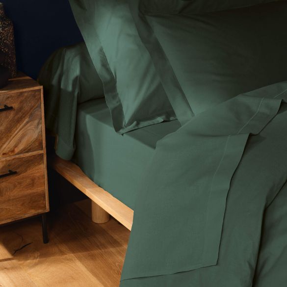 Drap housse 90x190 cm - Bonnet 30 cm - 100% coton 