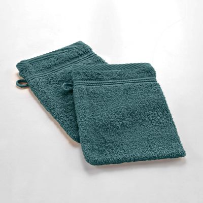 2 Gants de toilette 15x21 cm - 500g/cm² 