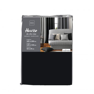 Housse clic-clac + bande à socle - Essentiel - anti tache