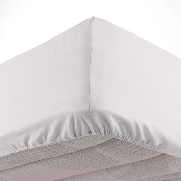 Drap housse 90x190 cm - Microfibre - Bonnet 30 cm