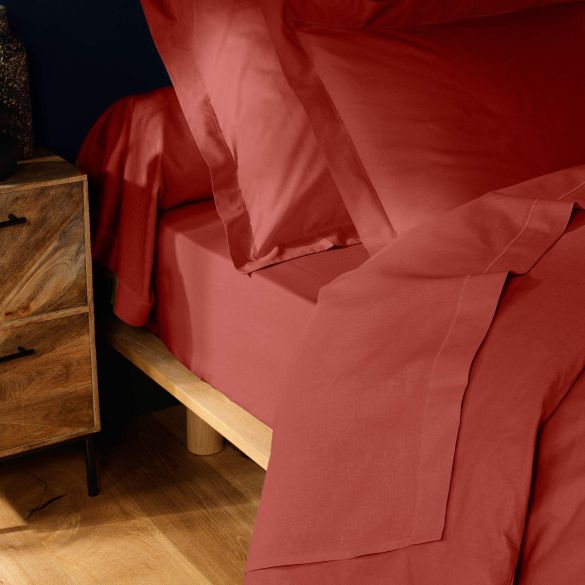 Drap housse 160x200 cm - Bonnet 30 cm - 100% coton 