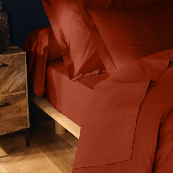 Drap housse 180x200 cm - Bonnet 30 cm - 100% coton