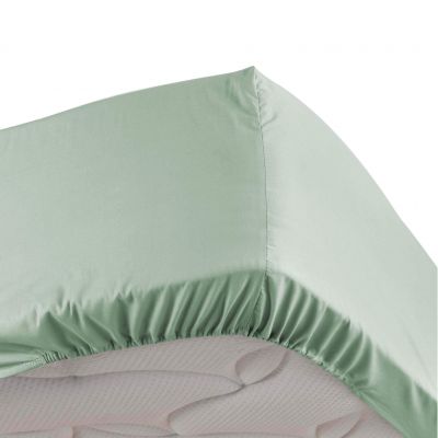 Drap housse 180x200 cm - Percale 100% coton - Bonnet 30 cm