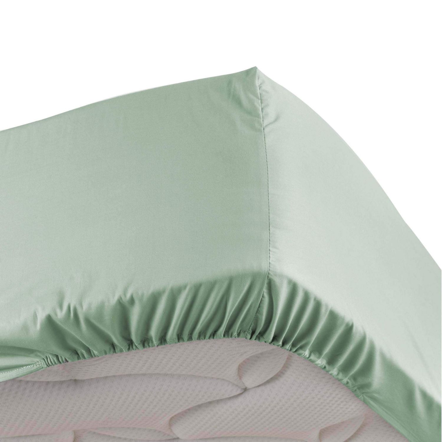 Drap housse 180x200 cm - Percale 100% coton - Bonnet 30 cm