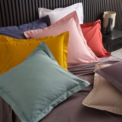 Taie d'oreiller carrée 63x63 cm - Percale 100% coton