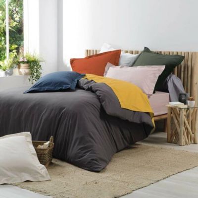 Drap plat 1 personne 180x290 cm - Percale 100% coton