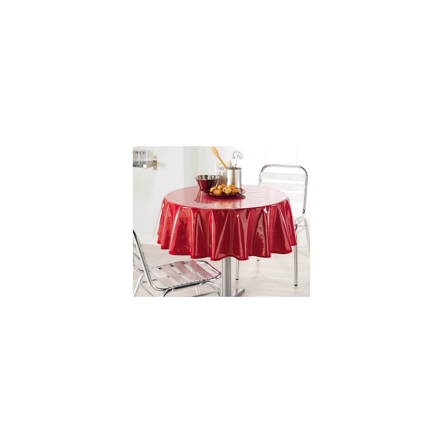 Protège-nappe transparent Rond (diam. 140 cm)