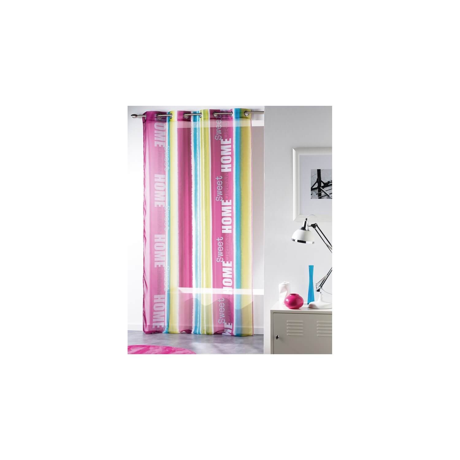 Ameublement Et Décoration Douceur DIntérieur Panneau à œillets Polyester Imprime