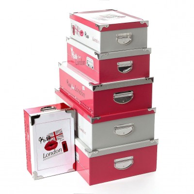Ensemble de 6 boites -...