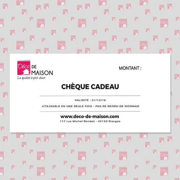 Chèque Cadeau - Montant au choix