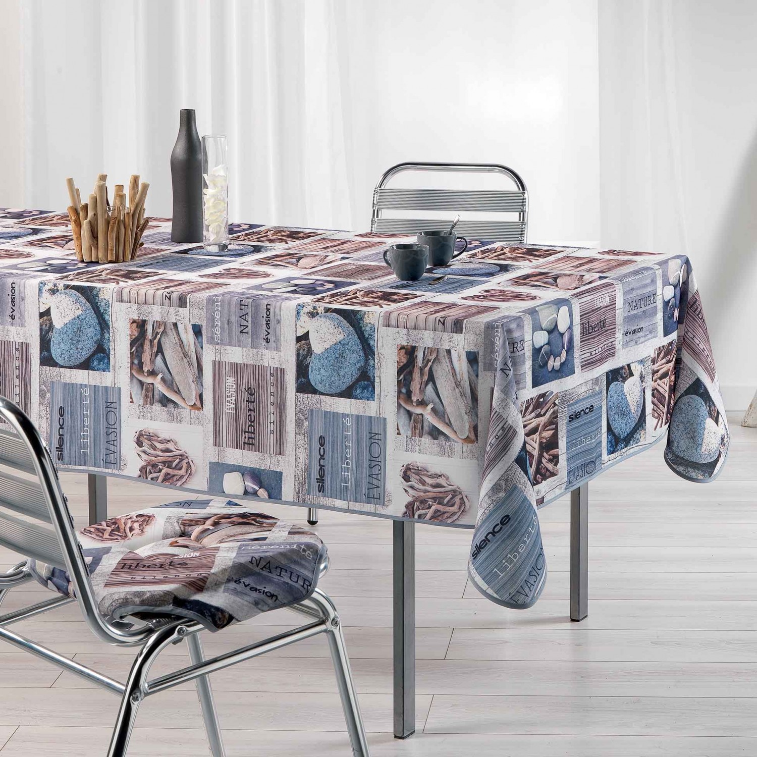 Nappe anti-tache - Rectangle - 150 x 240 cm - Atlantis